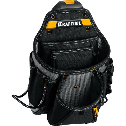 Поясная сумка KP-27 с быстросъёмным креплением FastClip, 27 карманов и петли, 350 х 260 мм (38773) KRAFTOOL, изображение 3 • Купить по низкой цене в интернет-магазине СМЭК