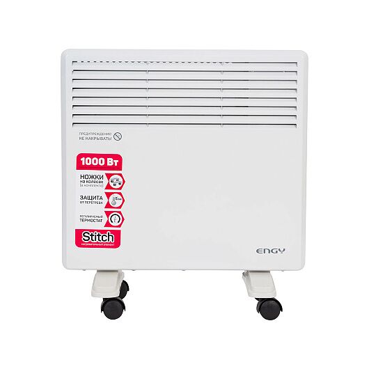 Конвектор 1000W механический термостат Engy EN-1000 (010551), изображение 2 • Купить по низкой цене в интернет-магазине СМЭК