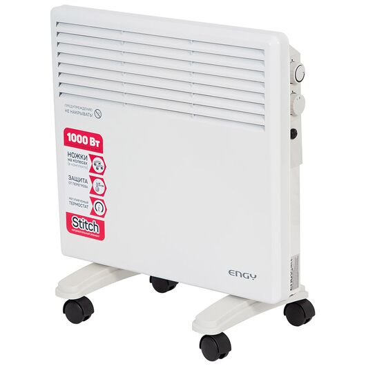 Конвектор 1000W механический термостат Engy EN-1000 (010551) • Купить по низкой цене в интернет-магазине СМЭК