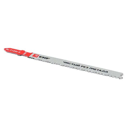 Пилка для электролобзика T123X (чистовой рез листового металла и Al)(HSS) (уп.2шт) Professional EKF pl-t123x-2, изображение 2 • Купить по низкой цене в интернет-магазине СМЭК