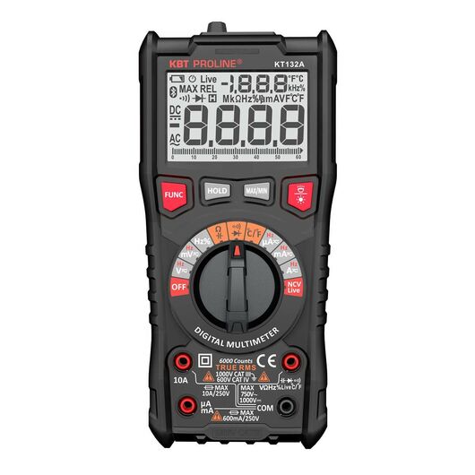 Мультиметр KT 132А цифровой с True RMS серия PROLINE (КВТ) 91917 • Купить по низкой цене в интернет-магазине СМЭК